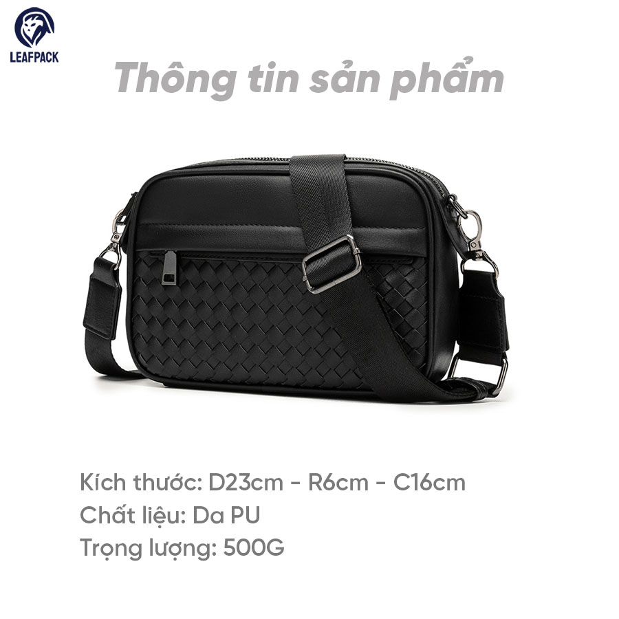 Túi Đeo Chéo Thời Trang Unisex - LP005 Phong Cách Trẻ Trung, Hiện Đại