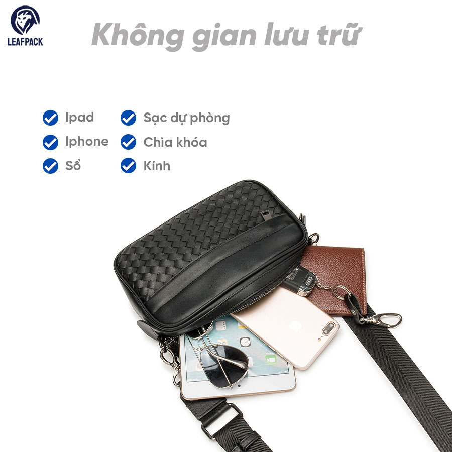 Túi Đeo Chéo Thời Trang Unisex - LP005 Phong Cách Trẻ Trung, Hiện Đại