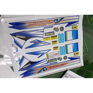 tem rời sirius V dán xe xanh