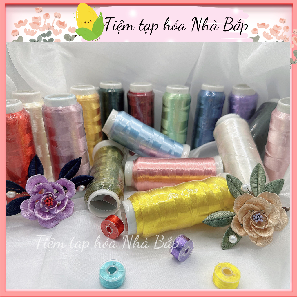 Chỉ Tơ Bóng Phản Quang Cuộn To Chuyên Dụng – Quấn Triền Hoa - Face Doll