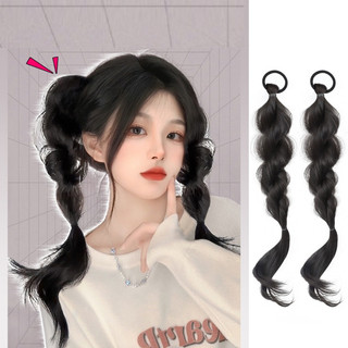 Tóc giả tết thắt bím J102 😍FREESHIP😍 tóc tết thắt bính, tóc giả thắt bím, tóc giả nữ tết bính