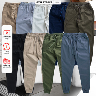 [HCM] Quần Jogger Kaki Nam Co Dãn Vải Xịn Cao Cấp ống bo chân SIZE 29-42( VNXK ) giá sĩ JG01