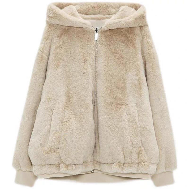 Áo khoác lông mặc 2 kiểu