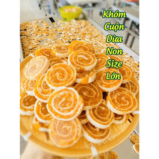 Túi 500g Kẹo khóm cuộn dừa non thơm ngon - Đặc Sản Bến Tre