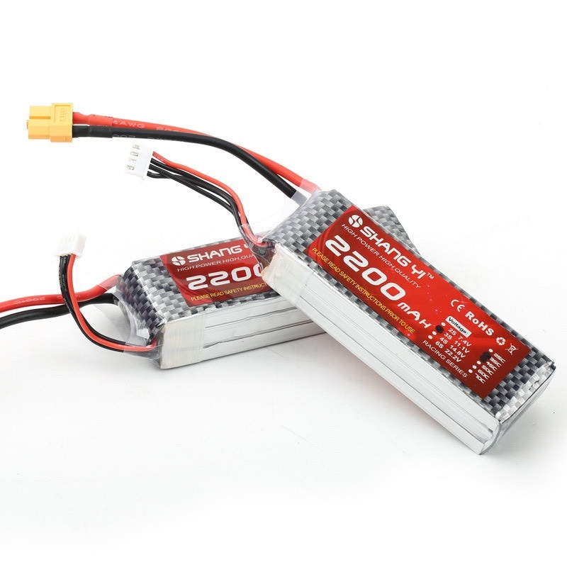 Pin Shangyi Lipo 3S 2200mAh 45C dùng cho mô hình máy bay RC