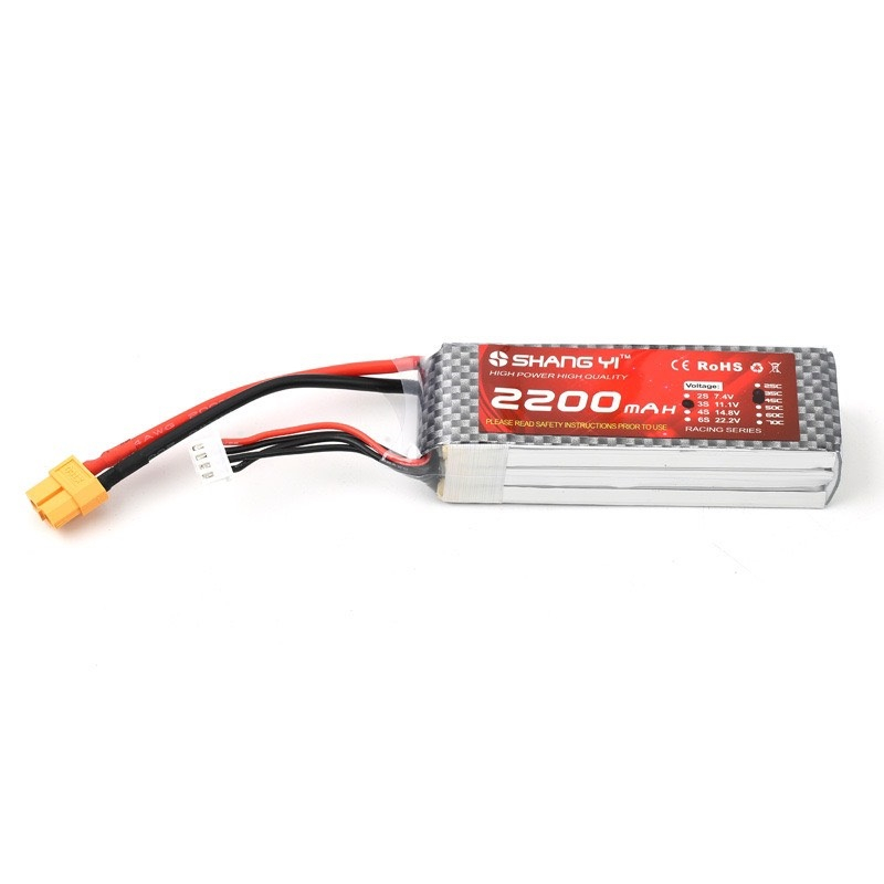 Pin Shangyi Lipo 3S 2200mAh 45C dùng cho mô hình máy bay RC