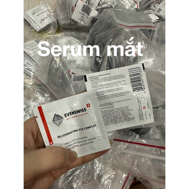 Huyết tương phục hồi, trẻ hóa da và serum mắt Evenswiss