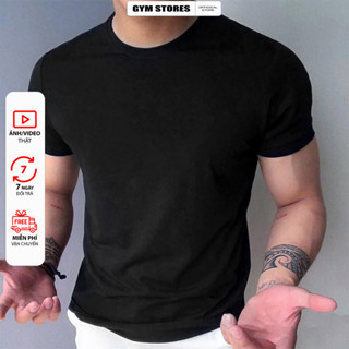 HCM ÁO THUN NAM CỔ TRÒN FROM ÔM BODY CHUẨN MEN GIÁ SĨ