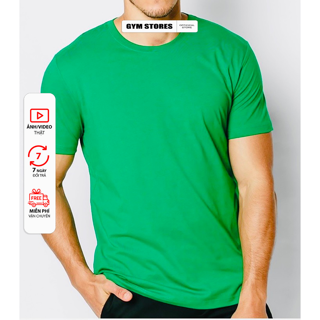 ÁO THUN NAM CỔ TRÒN FROM ÔM BODY CHUẨN MEN GIÁ SĨ ACT001