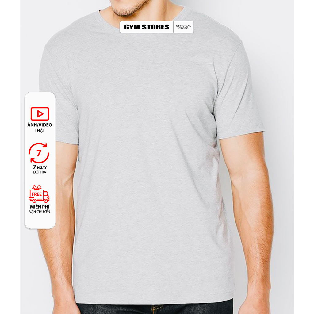 ÁO THUN NAM CỔ TRÒN FROM ÔM BODY CHUẨN MEN GIÁ SĨ ACT001