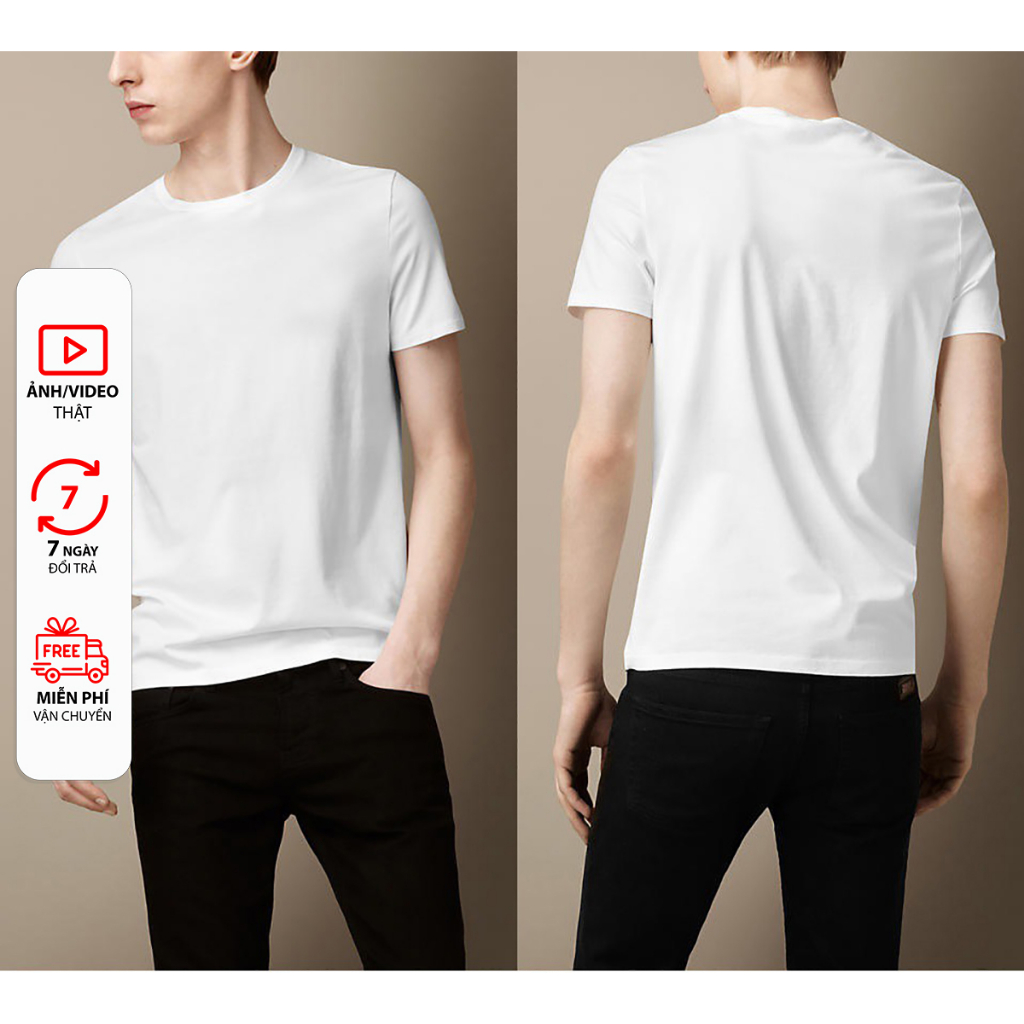 ÁO THUN NAM CỔ TRÒN FROM ÔM BODY CHUẨN MEN GIÁ SĨ ACT001