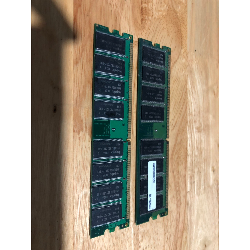 Thẻ Nhớ RAM 1GB DDR 400MHz PC3200 184Pin DIMM RAM KVR400X64C3A / 1G