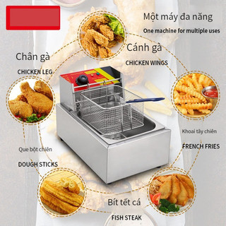 Bếp Chiên Nhúng Điện Ni chiên, Dung tích 6L, Nồi chiên sâu