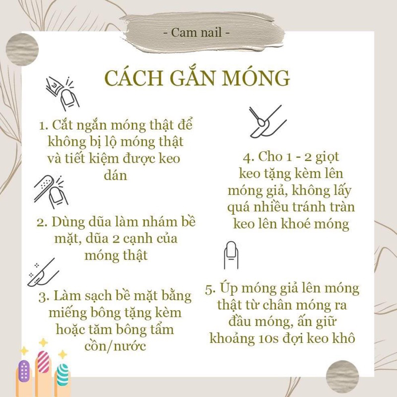 Nailbox thiết kế style hàn phối hoạ tiết siêu xinh