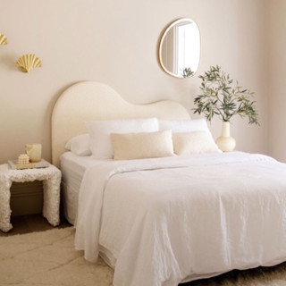 LCU160 - Nệm ốp trang trí đầu giường bọc vải lông cừu xinh xắ