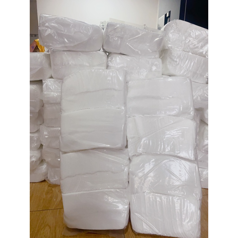 Khăn vải khô đa năng 350 tờ/ khăn lau mặt 1 lần, khăn lau mặt SPA