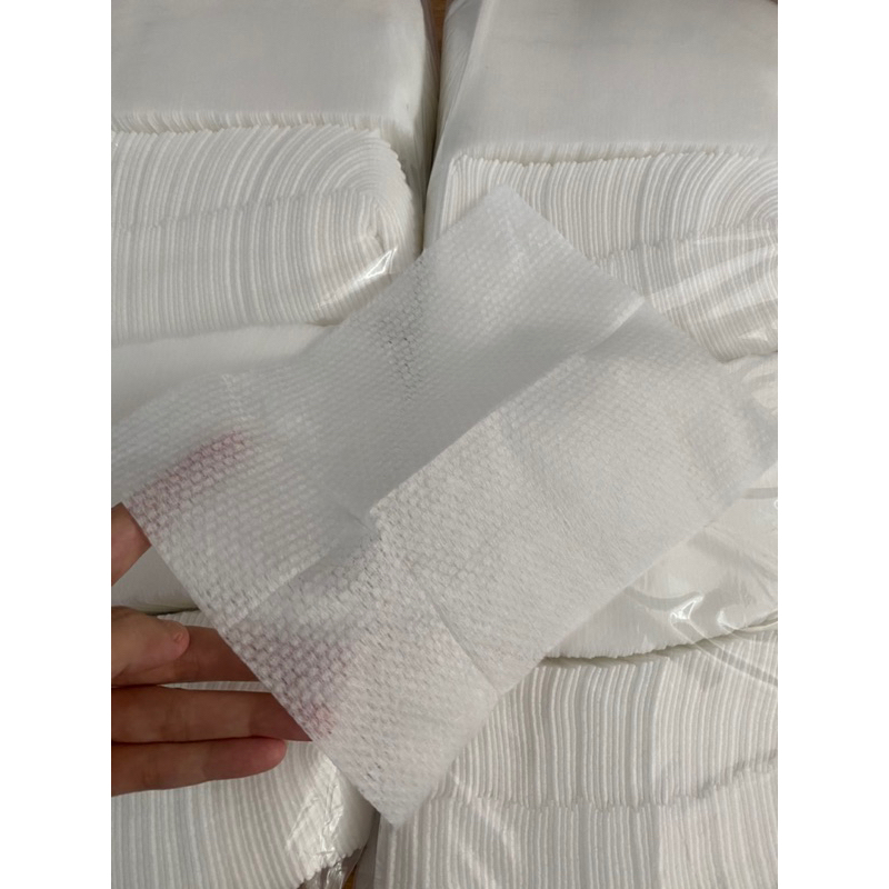 Khăn vải khô đa năng 350 tờ/ khăn lau mặt 1 lần, khăn lau mặt SPA