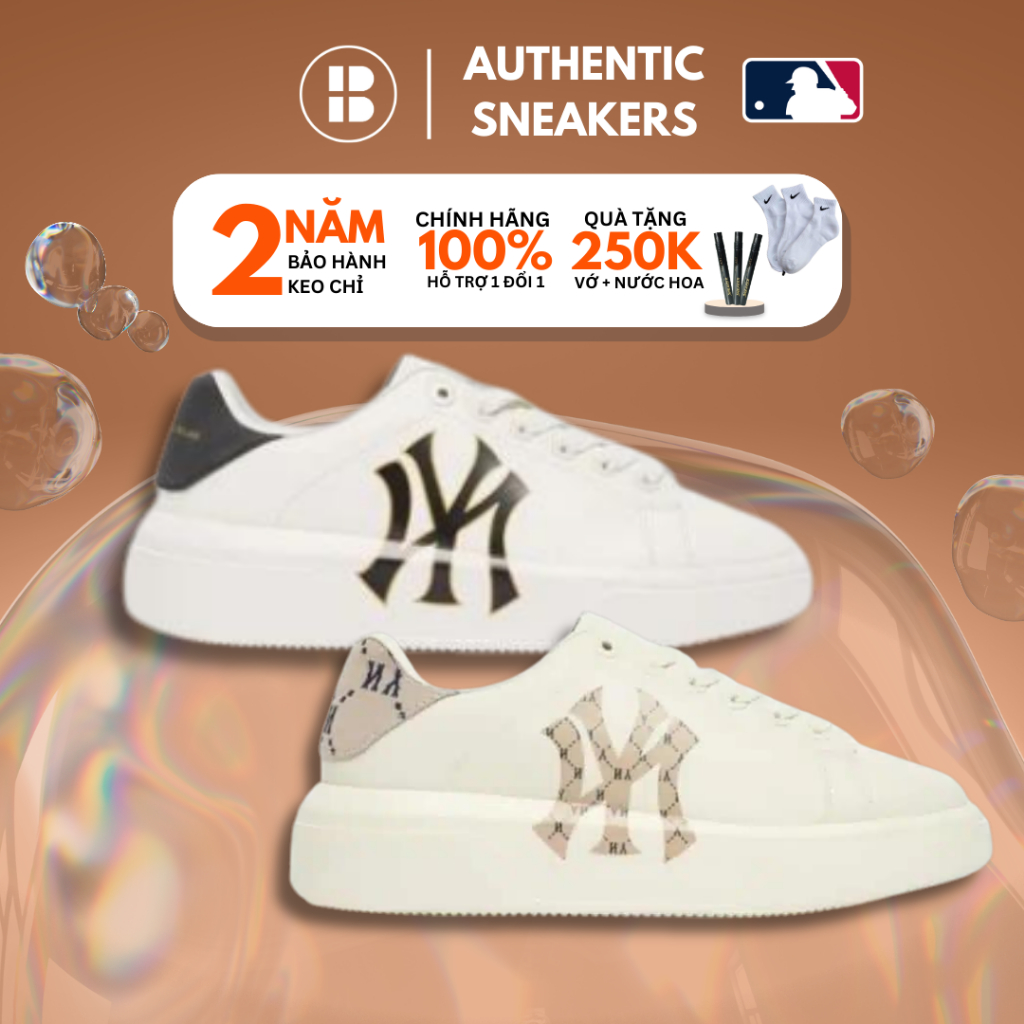 [CHÍNH HÃNG] Giày MLB Classic Chunky , Giày MLB NY Thể Thao cổ thấp Unisex , New_York_Yankees