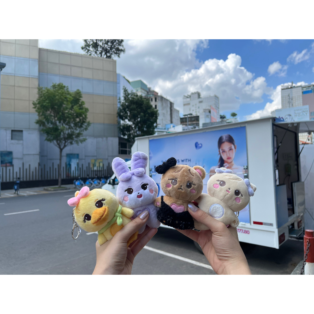 Keyring gấu bông BlackPink - Hàng chính hãng 100%