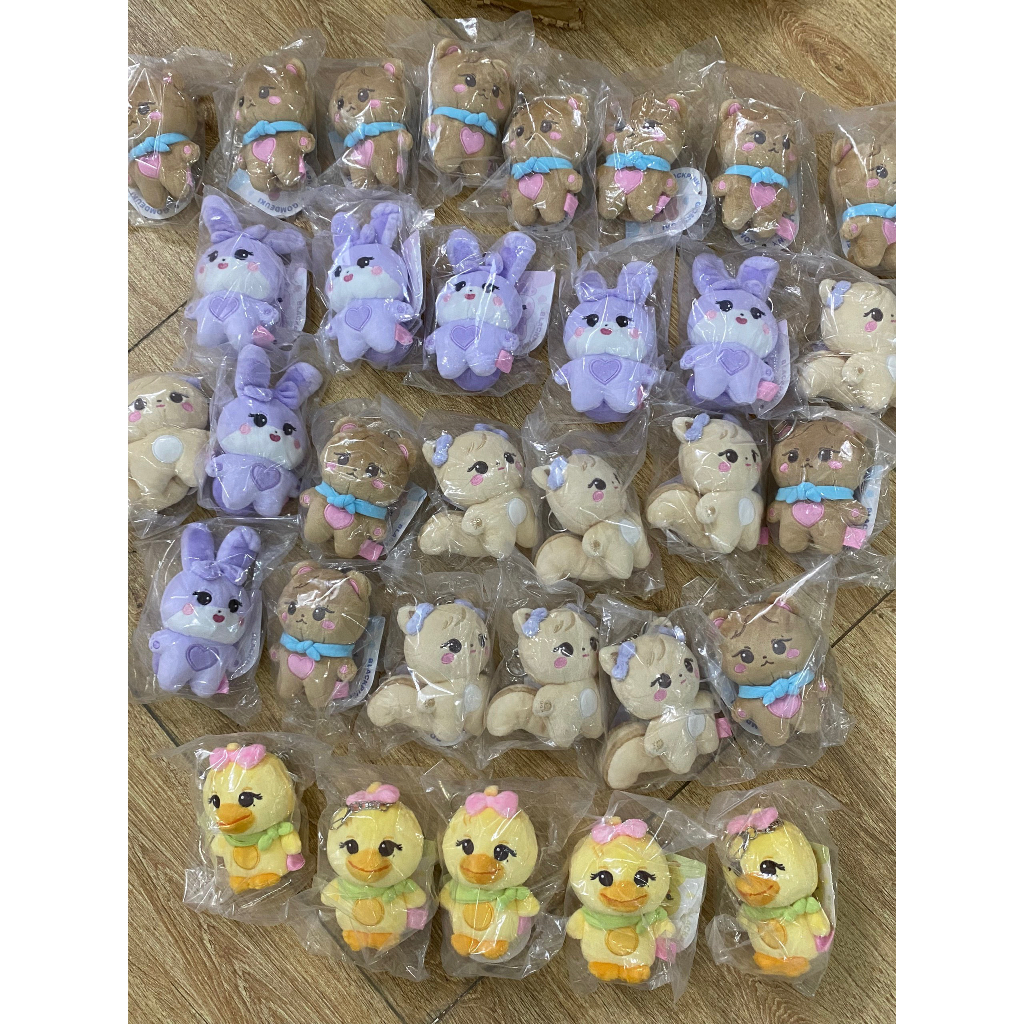 Keyring gấu bông BlackPink - Hàng chính hãng 100%