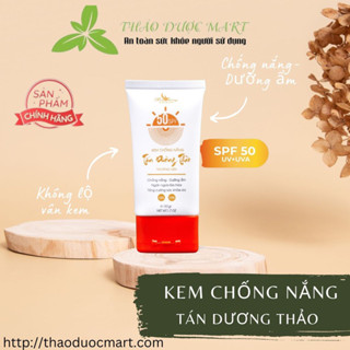 Kem chống nắng dưỡng ẩm cho da dầu mụn Tán Dương Thảo Bà Thông 100%  thiên nhiên, giúp da tránh tia UV hiệu quả, an toàn