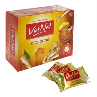 Kẹo gừng vietnat hộp 100viên