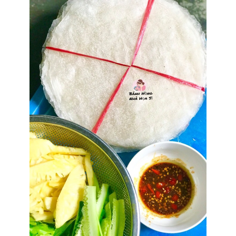 Ràng 20 bánh tráng gạo nhúng giòn size đại 30cm Bình Định