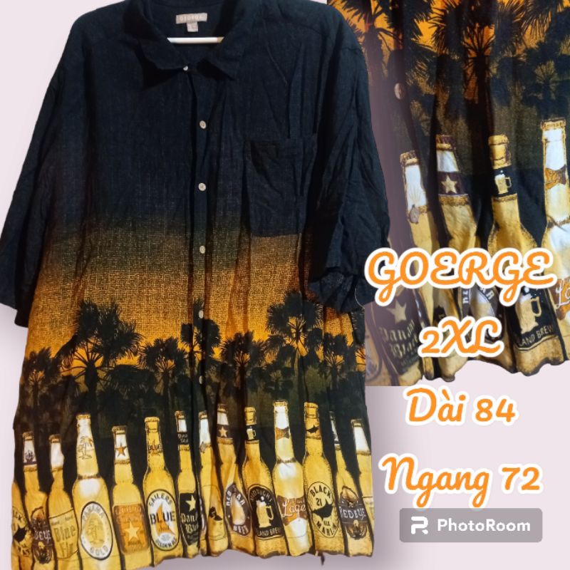 Sơ mi hawaii 2hand USA mát mẻ đi biển, đi bơi, đi chơi