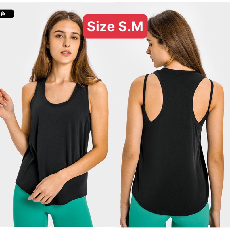 Áo tank 1 lớp lẻ size Gym Outfit Sẵn hàng