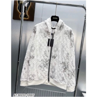 Áo Khoác Hoodie Lv Dập Nổi Có Khóa -  Áo Khoác Zip Nam Nữ Cap Cấp Hình In Dày Dặn Cực Đẹp Hottrend 2023