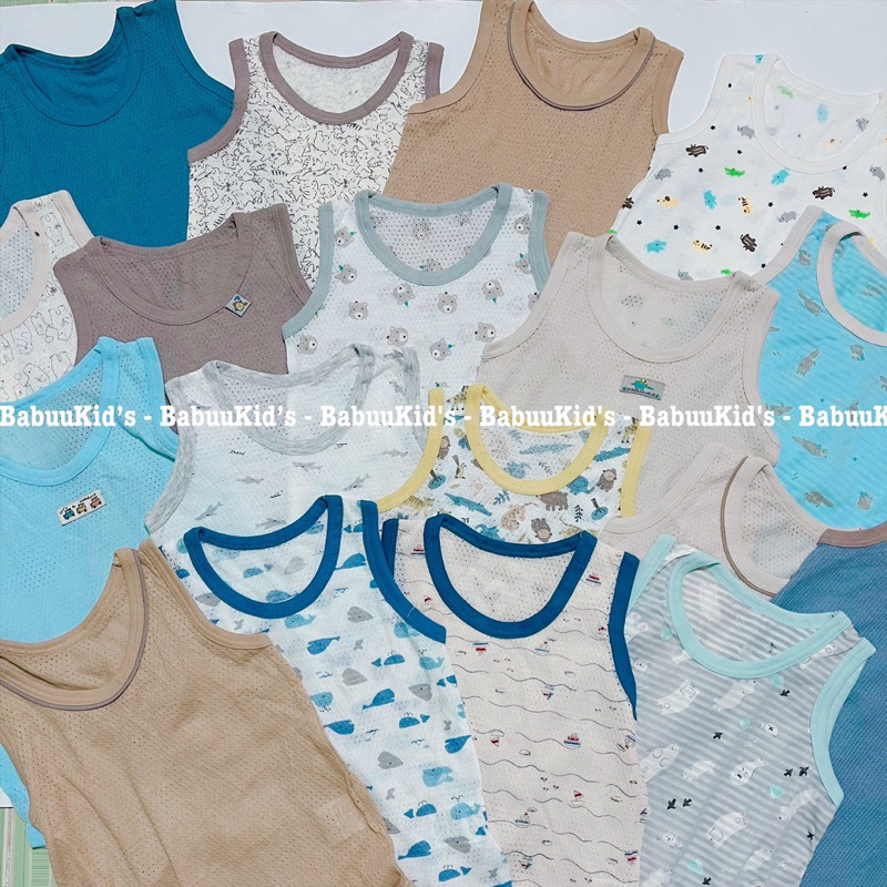 Bộ liền thân cotton, thông hơi xuất nhật Bodysuits body chip ba lỗ cho bé trai và gái