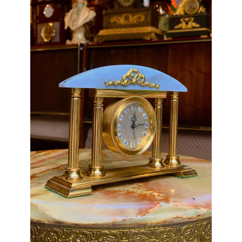 Đồng Hồ Để Bàn Cơ Cót Tuần Pháp Mã 1317