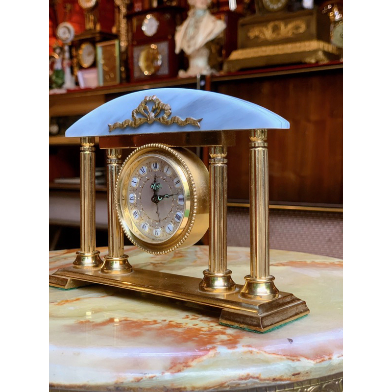 Đồng Hồ Để Bàn Cơ Cót Tuần Pháp Mã 1317