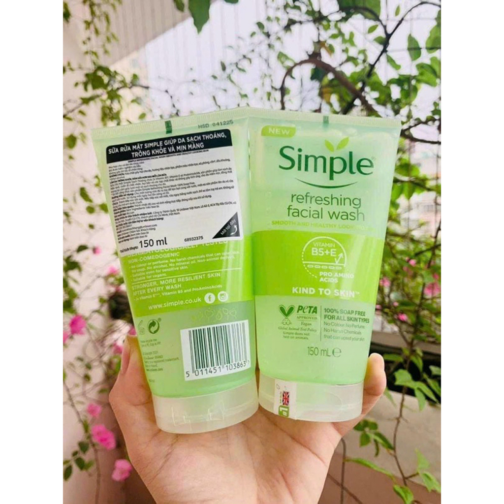 SỮA RỬA MẶT SIMPEL dạng gel 150ml