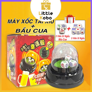 [Máy] Xóc Bầu Cua Tôm Cá Tải Xỉu Xóc Đĩa Lắc Xí Ngầu Xúc Xắc Tự Động Đồ Chơi Giải Trí Ngày Tết