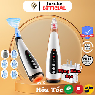 Máy hút mụn cầm tay JUSUKE lực hút mạnh hút sạch mụn đầu đen và bã nhờn bảo hành 12 tháng