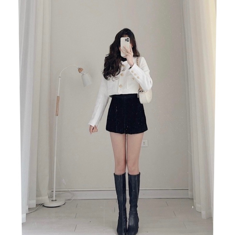 Áo dạ Tweed hàng 2 lớp dày dặn loại 1 | BigBuy360 - bigbuy360.vn