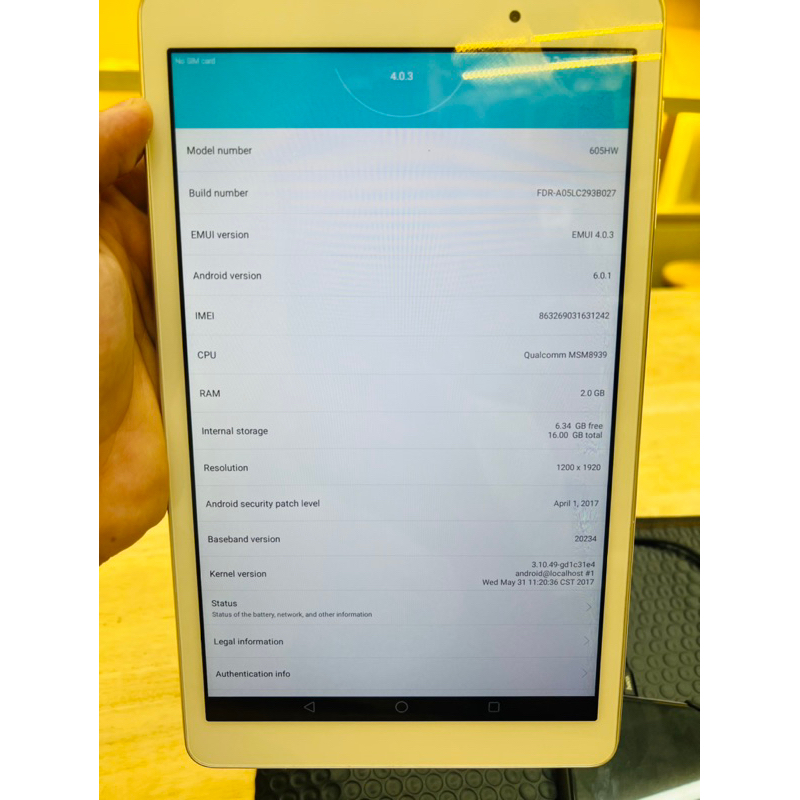 (Hàng Thanh Lý) Máy tính bảng Huawei 605H màn 10” loa harman