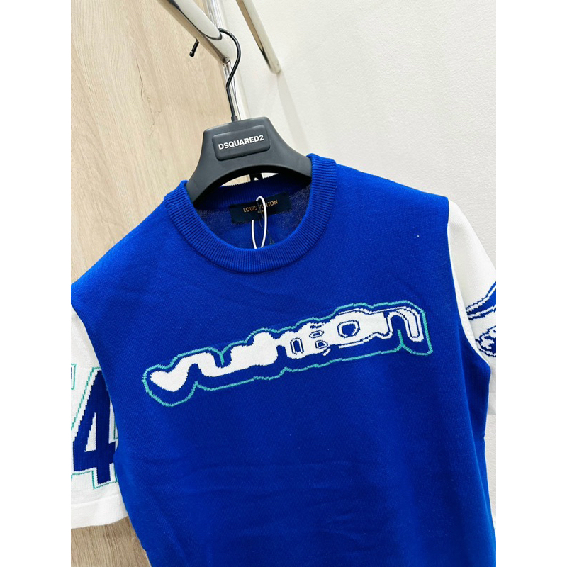 ⭐️  - Áo Phông Len Xanh LV Lavorra Chất Len Mỏng Mịn Mát Đủ Size - Áo Phông Nam Nữ Hàng Loại 1 - Dluxury