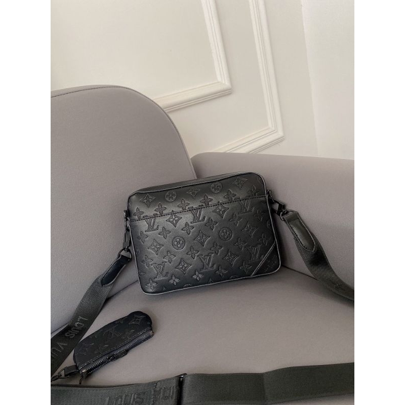 Túi đeo chéo dành cho nam LV Trio sz25cm họa tiết màu mới nhất