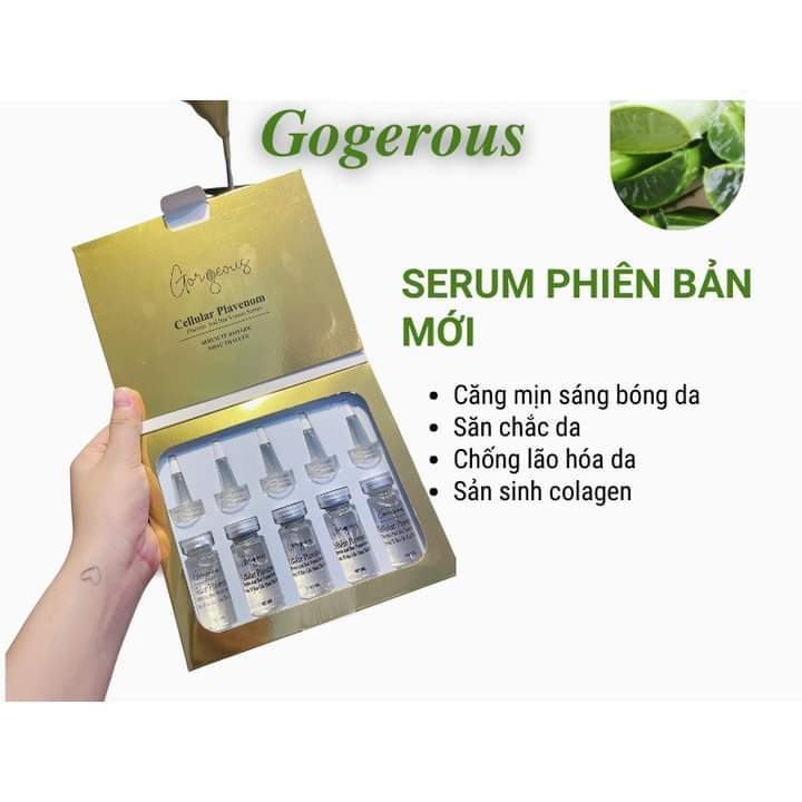 Set Serum Tế Bào Gốc Nhau Thai Cừu Múi Xù Gorgeous 5 lọ 10ml