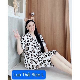 SALE bộ pijama LỤA QUẦN LỬNG, có túi quần, nhiều size
