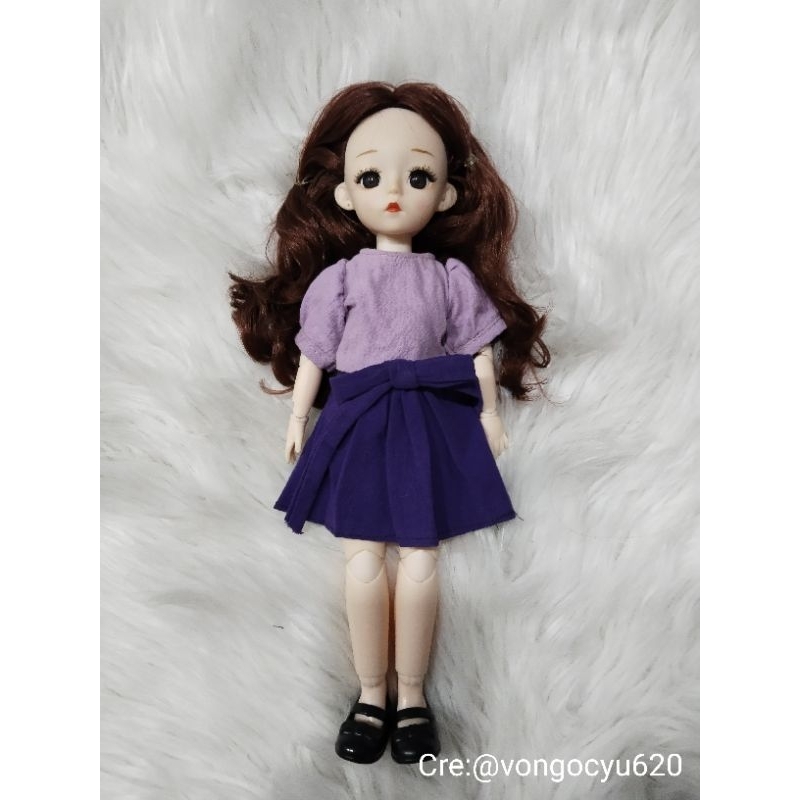 Đầm búp bê baboliy 30cm  .