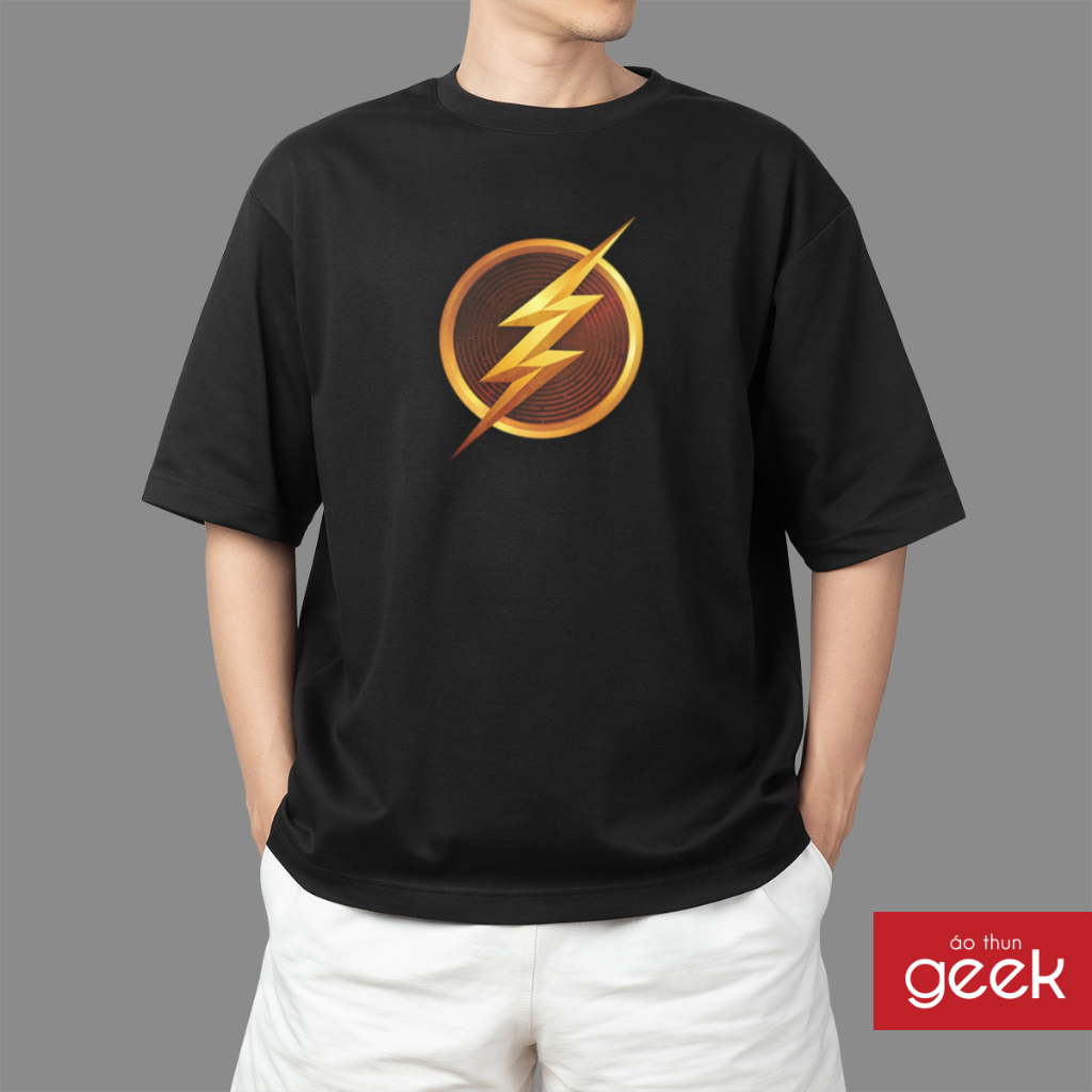 Áo thun in hình The Flash 2023 Siêu nét, 100% Cotton, siêu mịn