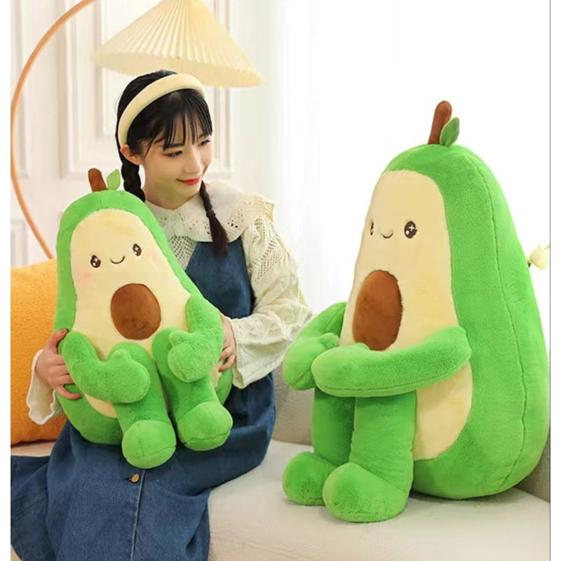 Gấu nhồi bông trái bơ cao cấp gấu bông