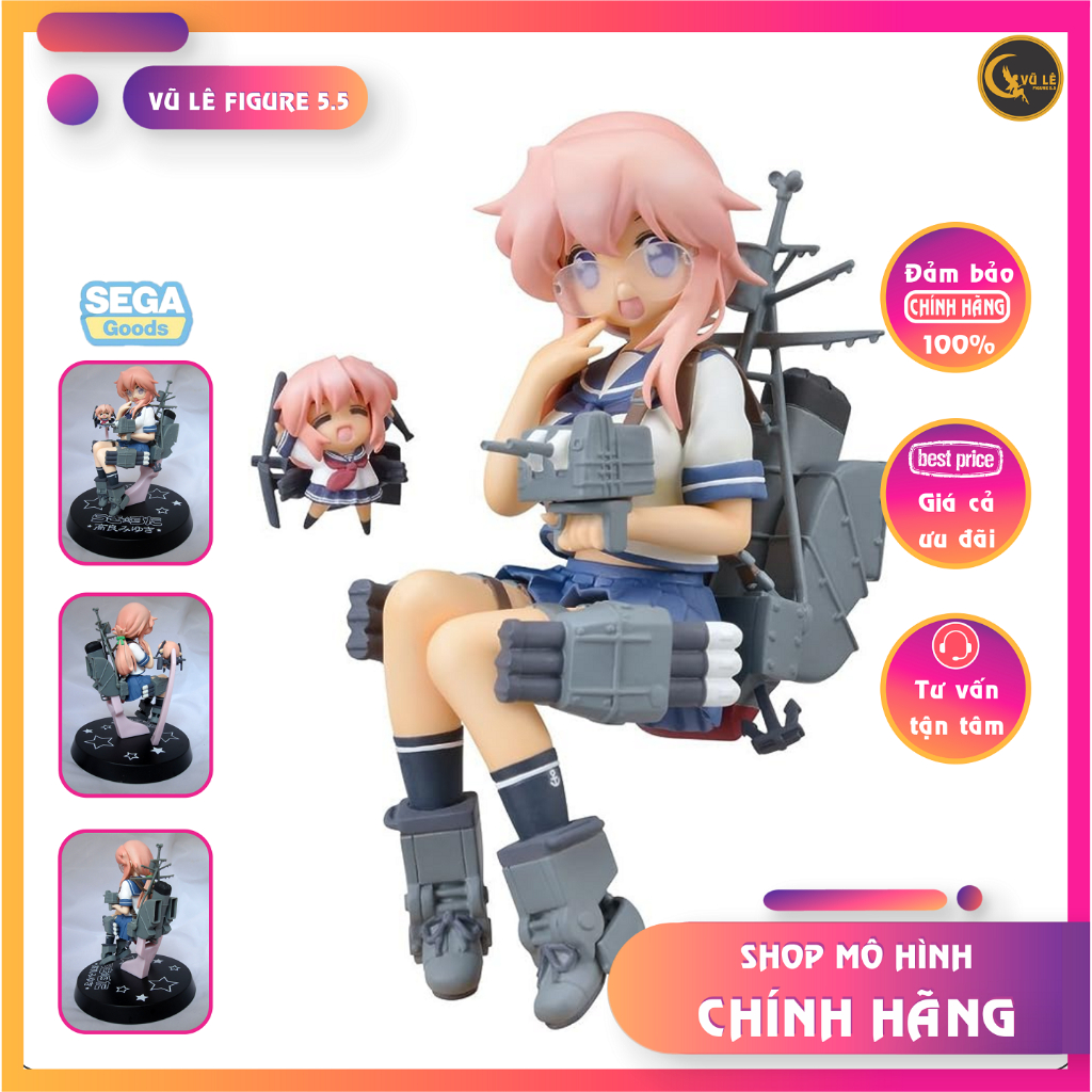 Mô hình Lucky Star X Kantai Collection chính hãng Sega Nhật Bản, Anime figure Miyuki Takara Miyuki Kai Cosplay Kancolle