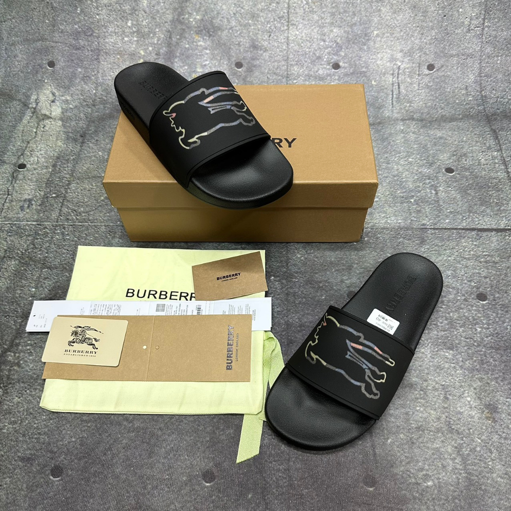 Dép da nam Gucci bbr logo cao cấp quai ngang bản chuẩn 1.1 like Âu then fullboxx hộp cao cấp