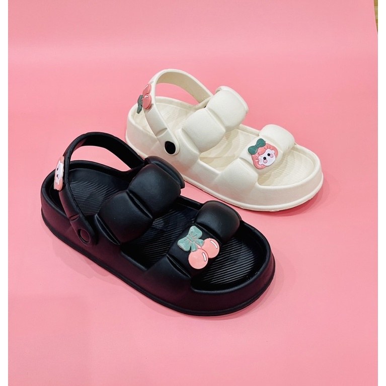 Dép quai hậu nhún eva tặng kèm sticker siêu dễ thương