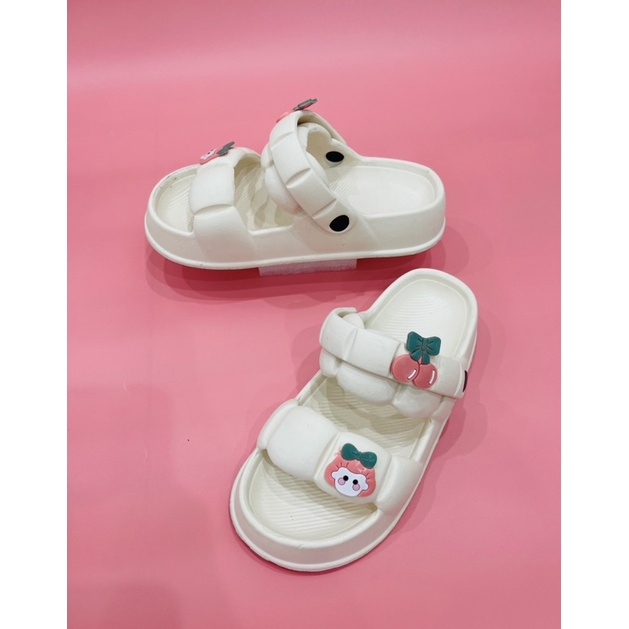 Dép quai hậu nhún eva tặng kèm sticker siêu dễ thương
