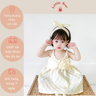 Đầm/váy cho bé gái siêu xinh kèm turban cài tóc